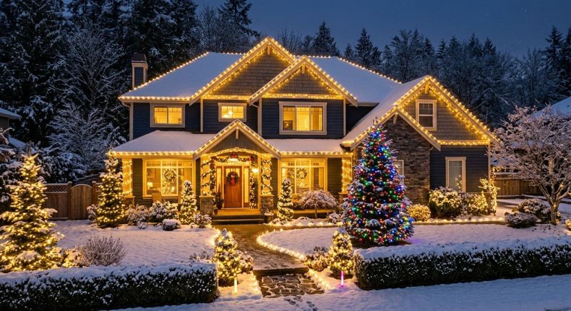 Xmas Lights Installation in Kansas City, KS
