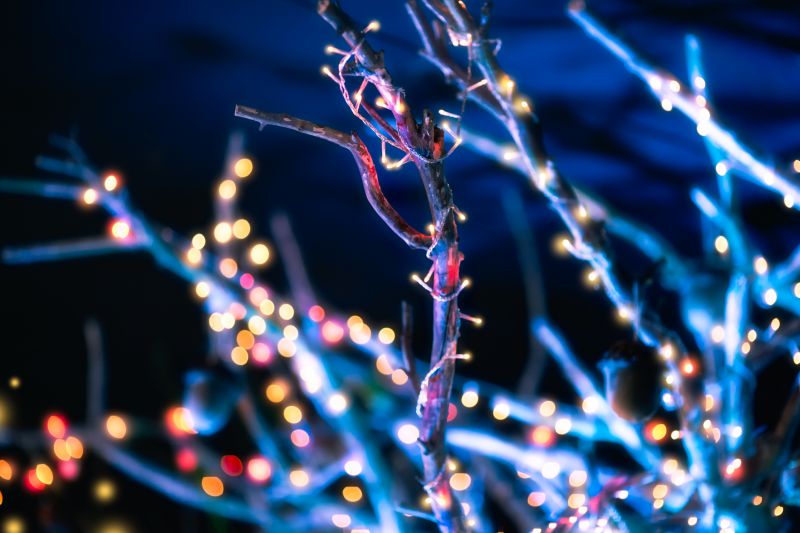 Christmas Lights Hanging in Kansas City, KS