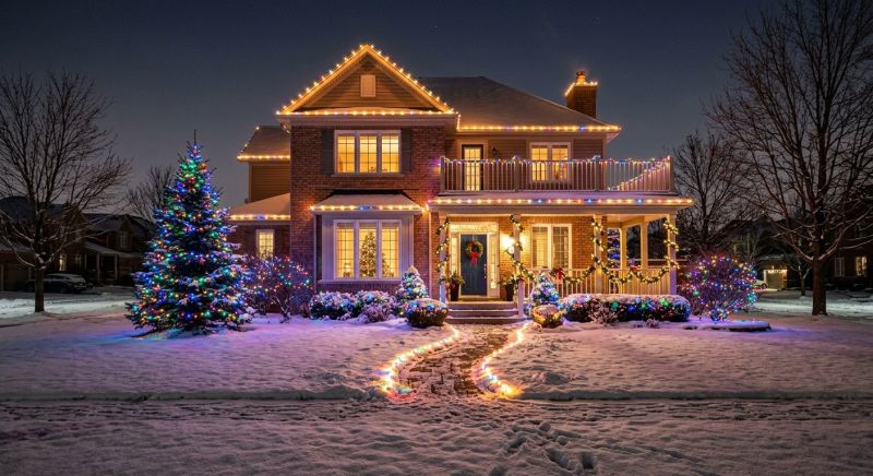 Christmas Lights Installation in Kansas City, KS