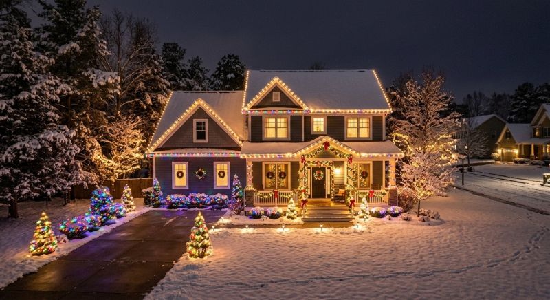 Christmas Lights Installation in Olathe, KS