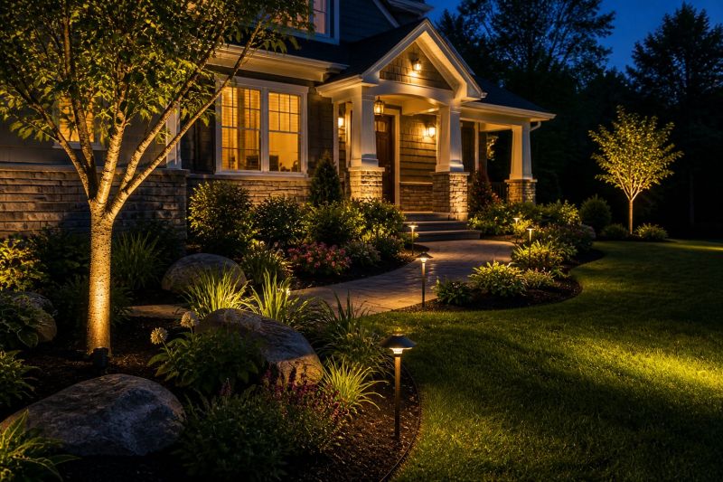 Garden Lighting Installation in Olathe, KS