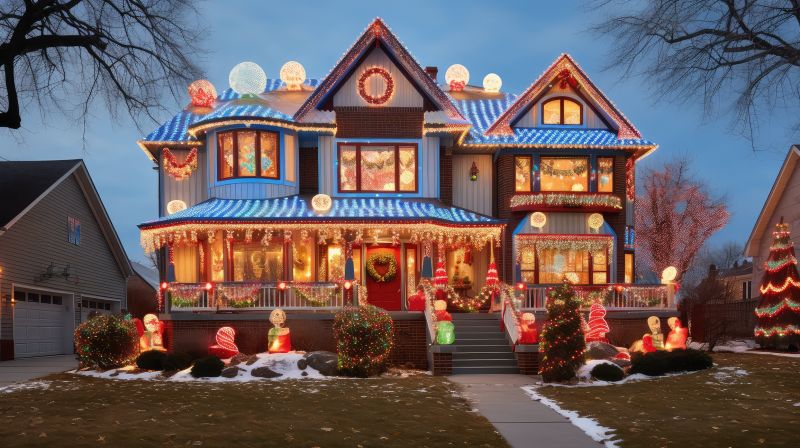 Holiday Lights Installation in Overland Park, KS