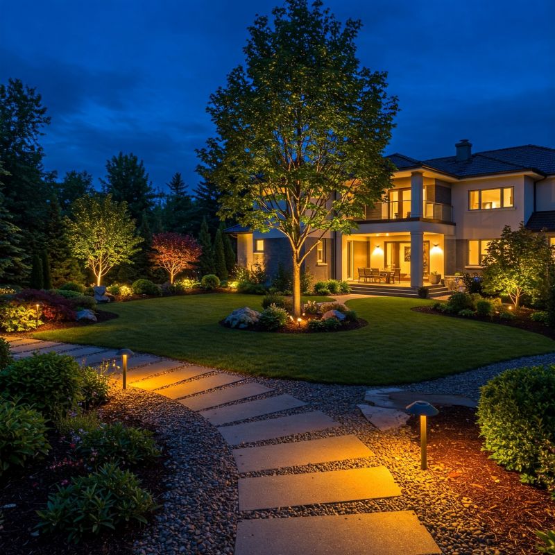 Landscape Lighting Installation