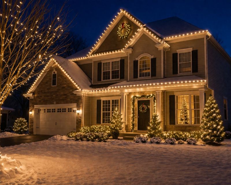 Xmas Lights Installation in Olathe, KS